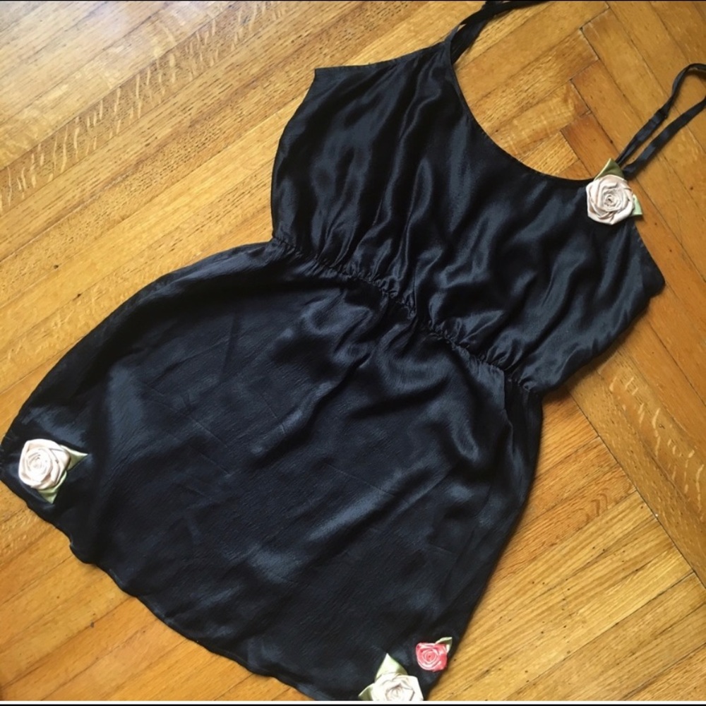 Anthropology silk dress. Beautiful!